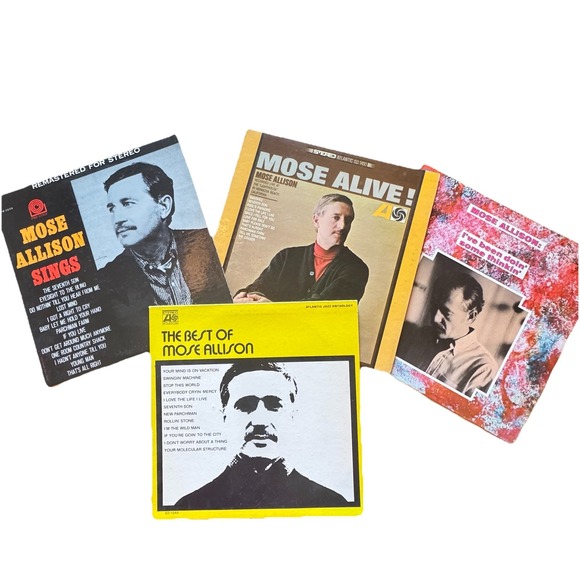 Lot of 4 Mose Allison Jazz/Blues Vinyl LPs – Prestige‎ & Atlantic Records VG